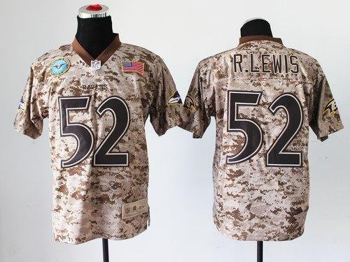 NEW Baltimore Ravens #52 Ray Lewis Camo NFL Elite USMC Jersey(USA) NEW Baltimore Ravens #52 Ray Lewis Camo NFL Elite USMC Jersey(USA)
