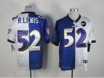 NEW Baltimore Ravens #52 Ray Lewis purple-white jerseys(Elite Art Patch) NEW Baltimore Ravens #52 Ray Lewis purple-white jerseys(Elite Art Patch)