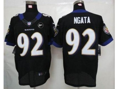 NEW Baltimore Ravens #92 Haloti Ngata black jerseys(Elite Art Patch) NEW Baltimore Ravens #92 Haloti Ngata black jerseys(Elite Art Patch)