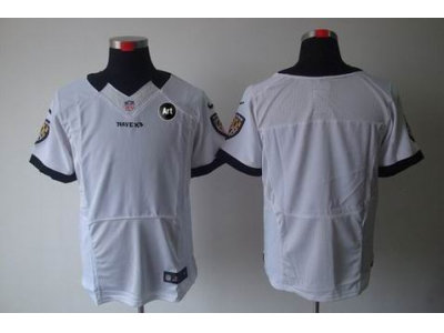 NEW Baltimore Ravens blank white jerseys(Elite Art Patch)