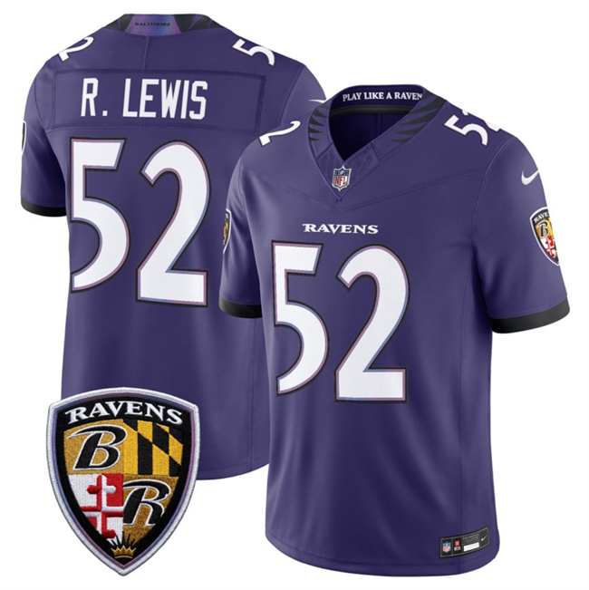 Men's Baltimore Ravens #52 Ray Lewis Purple 2026 F.U.S.E Vapor Stitched Limited Football Jersey Men's Baltimore Ravens #52 Ray Lewis Purple 2026 F.U.S.E Vapor Stitched Limited Football Jersey