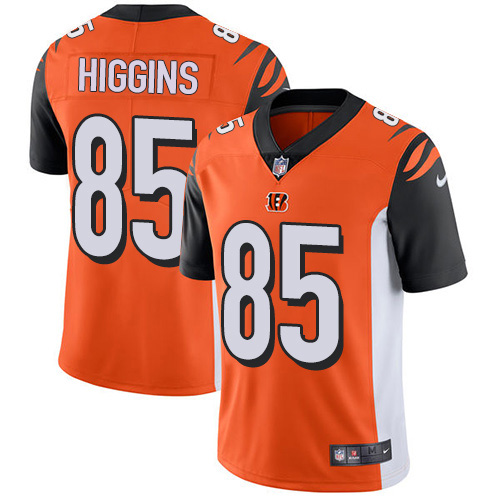 Nike Bengals #85 Tee Higgins Orange Alternate Men's Stitched NFL Vapor Untouchable Limited Jersey Nike Bengals #85 Tee Higgins Orange Alternate Men's Stitched NFL Vapor Untouchable Limited Jersey