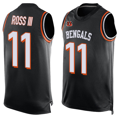 Black Team Color Men's Stitched Football Limited Tank Top Jersey Black Team Color Men's Stitched Football Limited Tank Top Jersey