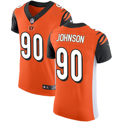 Nike Bengals #90 Michael Johnson Orange Alternate Men's Stitched NFL Vapor Untouchable Elite Jersey Nike Bengals #90 Michael Johnson Orange Alternate Men's Stitched NFL Vapor Untouchable Elite Jersey