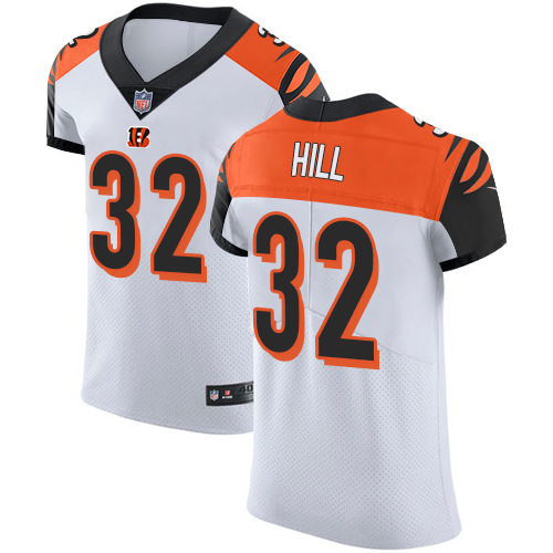 Nike Bengals #32 Jeremy Hill White Men's Stitched NFL Vapor Untouchable Elite Jersey Nike Bengals #32 Jeremy Hill White Men's Stitched NFL Vapor Untouchable Elite Jersey