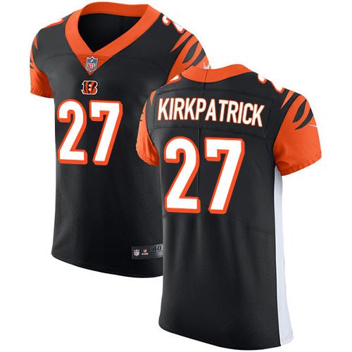 Nike Bengals #27 Dre Kirkpatrick Black Team Color Men's Stitched NFL Vapor Untouchable Elite Jersey Nike Bengals #27 Dre Kirkpatrick Black Team Color Men's Stitched NFL Vapor Untouchable Elite Jersey