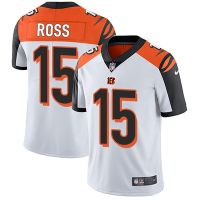 Nike Bengals #15 John Ross White Men's Stitched NFL Vapor Untouchable Limited Jersey