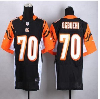 New Cincinnati Bengals #70 Cedric Ogbuehi Black Team Color Men's Stitched NFL Elite jersey New Cincinnati Bengals #70 Cedric Ogbuehi Black Team Color Men's Stitched NFL Elite jersey
