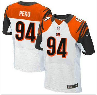 Cincinnati Bengals #94 Domata Peko White NFL Elite Jersey