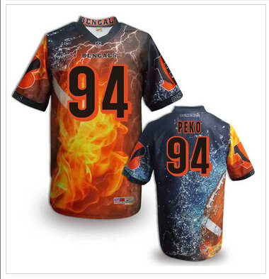 Cincinnati Bengals #94 Domata Peko Stitched NFL Elite Fanatical Version Jersey (12) Cincinnati Bengals #94 Domata Peko Stitched NFL Elite Fanatical Version Jersey (12)