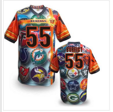 Cincinnati Bengals #55 Vontaze Burfict Stitched NFL Elite Fanatical Version Jersey (10)