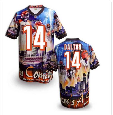 Cincinnati Bengals #14 Andy Dalton Stitched NFL Elite Fanatical Version Jersey (2) Cincinnati Bengals #14 Andy Dalton Stitched NFL Elite Fanatical Version Jersey (2)