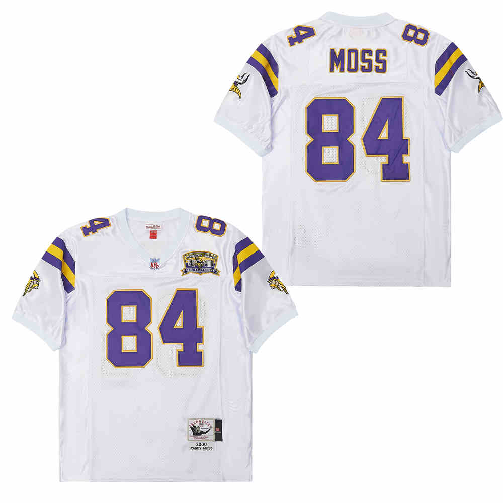 Mitchell And Ness Vikings #84 Throwback Stitched NFL Jersey Mitchell And Ness Vikings #84 Throwback Stitched NFL Jersey
