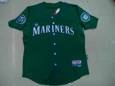 MLB jerseys Seattle Mariners blank jersey green