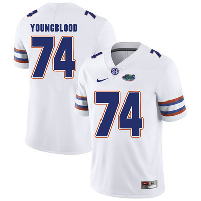 Florida Gators White Jack Youngblood Football Player Performance Jersey Florida Gators White Jack Youngblood Football Player Performance Jersey