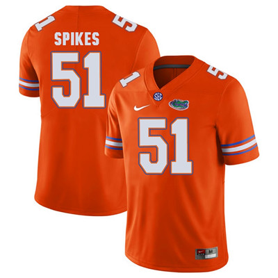 Florida Gators Orange Brandon Spikes Football Player Performance Jersey Florida Gators Orange Brandon Spikes Football Player Performance Jersey