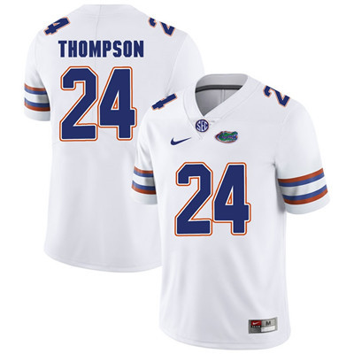 Florida Gators White Mark Thompson Football Player Performance Jersey Florida Gators White Mark Thompson Football Player Performance Jersey