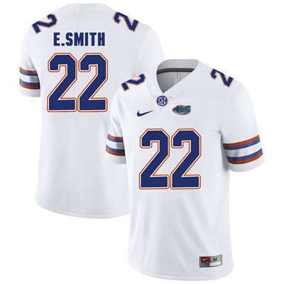Florida Gators White Emmitt Smith Football Player Performance Jersey Florida Gators White Emmitt Smith Football Player Performance Jersey