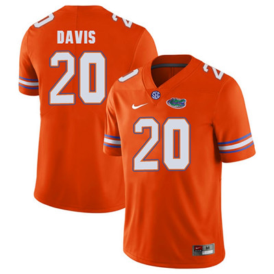 Florida Gators Orange Malik Davis Football Player Performance Jersey Florida Gators Orange Malik Davis Football Player Performance Jersey