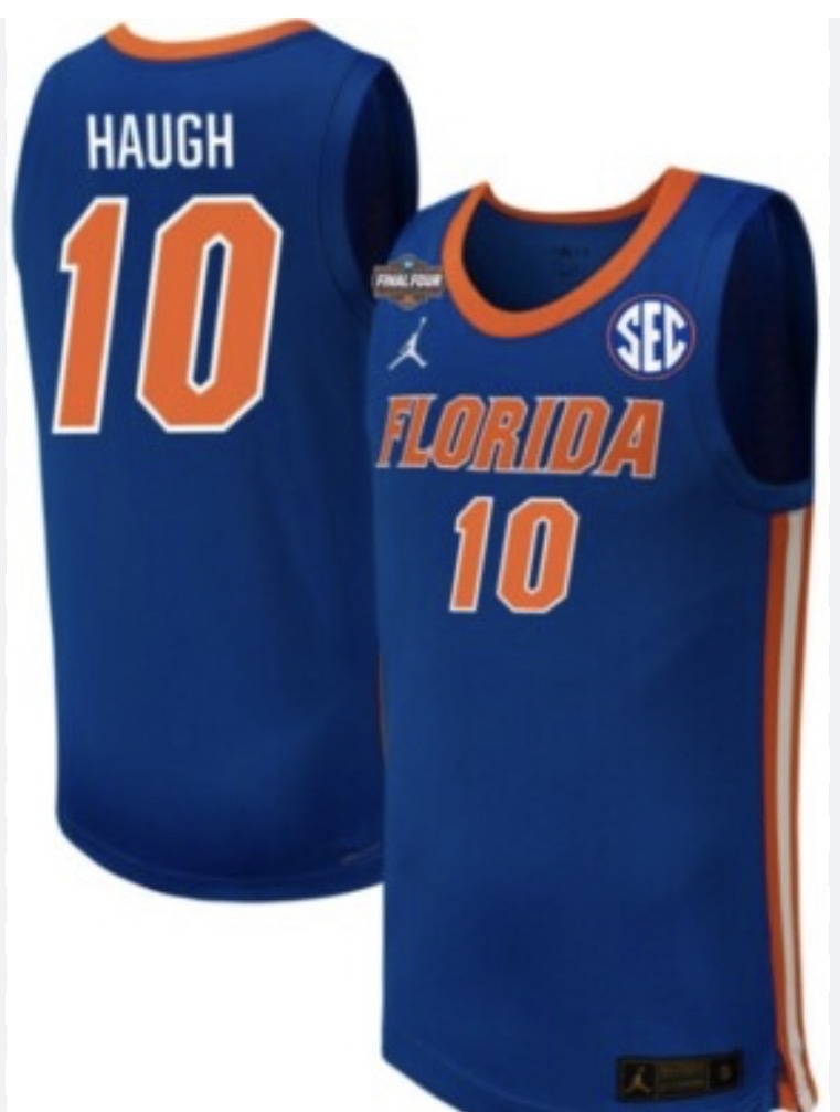 Men's Florida Gators #10 Thomas Haugh Royal Limited College Basketball Jersey Men's Florida Gators #10 Thomas Haugh Royal Limited College Basketball Jersey