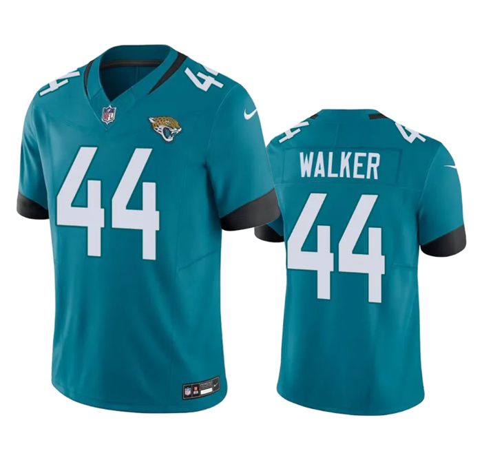 Men's Jacksonville Jaguars #44 Travon Walker Teal 2023 F.U.S.E Vapor Untouchable Limited Stitched Jersey Men's Jacksonville Jaguars #44 Travon Walker Teal 2023 F.U.S.E Vapor Untouchable Limited Stitched Jersey