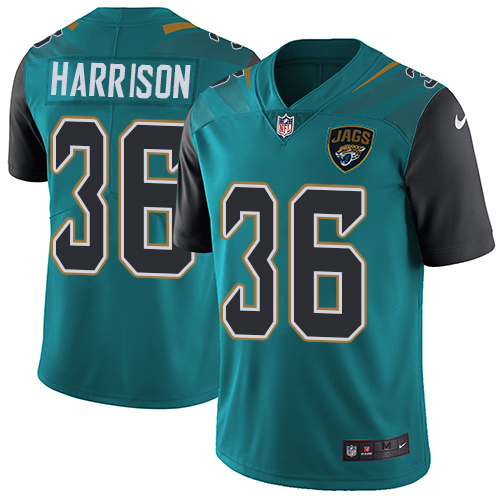 Nike Jaguars #36 Ronnie Harrison Teal Green Alternate Men's Stitched NFL Vapor Untouchable Limited Jersey Nike Jaguars #36 Ronnie Harrison Teal Green Alternate Men's Stitched NFL Vapor Untouchable Limited Jersey