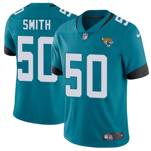 Nike Jaguars #50 Telvin Smith Teal Green Team Color Men's Stitched NFL Vapor Untouchable Limited Jersey Nike Jaguars #50 Telvin Smith Teal Green Team Color Men's Stitched NFL Vapor Untouchable Limited Jersey