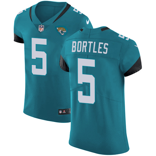Nike Jaguars #5 Blake Bortles Teal Green Team Color Men's Stitched NFL Vapor Untouchable Elite Jersey Nike Jaguars #5 Blake Bortles Teal Green Team Color Men's Stitched NFL Vapor Untouchable Elite Jersey