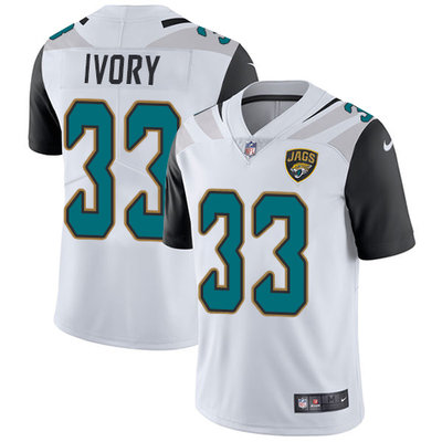 Nike Jaguars #33 Chris Ivory White Men's Stitched NFL Vapor Untouchable Limited Jersey Nike Jaguars #33 Chris Ivory White Men's Stitched NFL Vapor Untouchable Limited Jersey