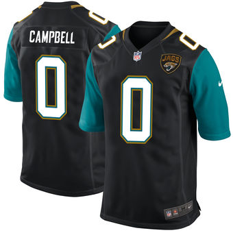 Men's Jacksonville Jaguars Calais Campbell Nike Black Game Jersey Men's Jacksonville Jaguars Calais Campbell Nike Black Game Jersey