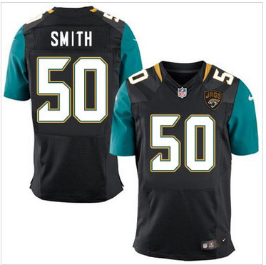 Nike Jacksonville Jaguars #50 Telvin Smith Black Alternate Men's Stitched NFL Elite Jersey Nike Jacksonville Jaguars #50 Telvin Smith Black Alternate Men's Stitched NFL Elite Jersey