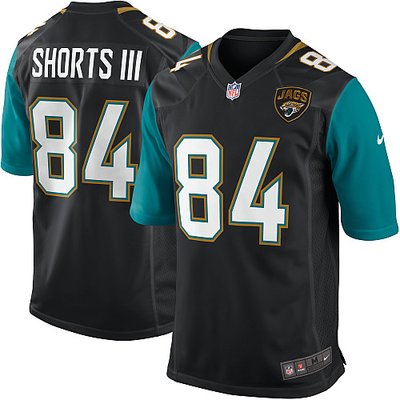 NFL NEW Jacksonville Jaguars 84 Cecil Shorts III Black Alternate Jerseys(Game)