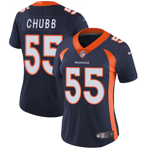 Nike Broncos #55 Bradley Chubb Blue Alternate Women's Stitched NFL Vapor Untouchable Limited Jersey Nike Broncos #55 Bradley Chubb Blue Alternate Women's Stitched NFL Vapor Untouchable Limited Jersey