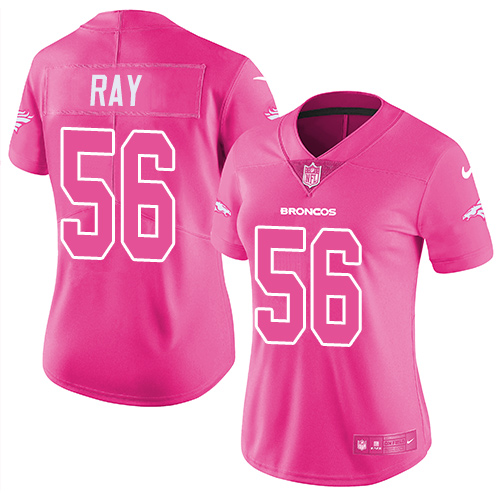 Nike Broncos #56 Shane Ray Pink Women's Stitched NFL Limited Rush Fashion Jersey Nike Broncos #56 Shane Ray Pink Women's Stitched NFL Limited Rush Fashion Jersey
