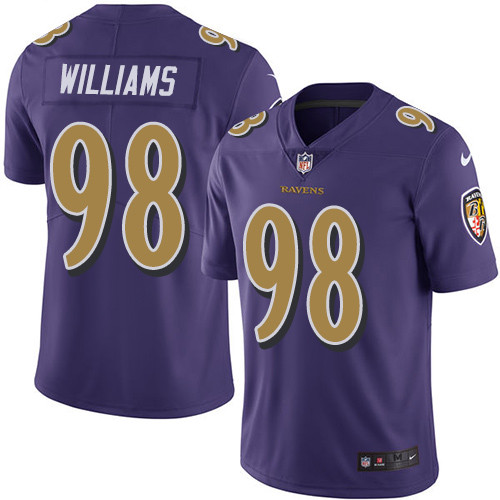 Nike Ravens #98 Brandon Williams Purple Youth Stitched NFL Limited Rush Jersey Nike Ravens #98 Brandon Williams Purple Youth Stitched NFL Limited Rush Jersey