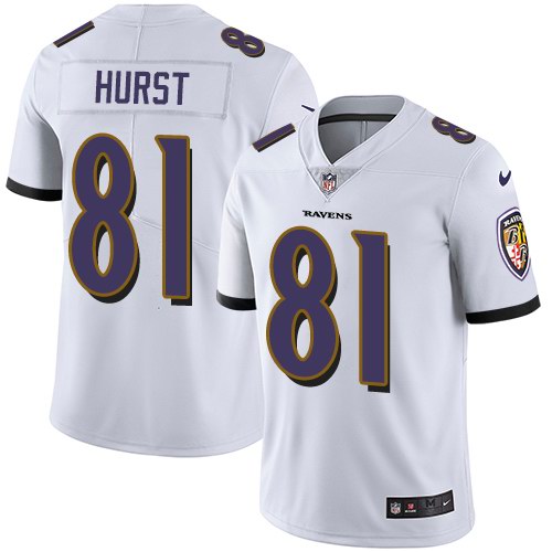 Nike Ravens 81 Hayden Hurst White Youth Vapor Untouchable Limited Jersey Nike Ravens 81 Hayden Hurst White Youth Vapor Untouchable Limited Jersey