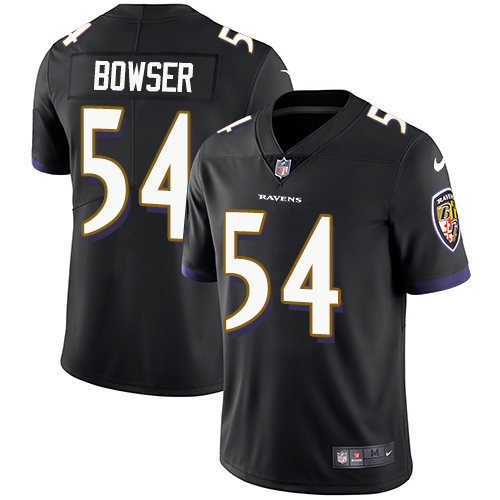 Nike Ravens #54 Tyus Bowser Black Alternate Youth Stitched NFL Vapor Untouchable Limited Jersey Nike Ravens #54 Tyus Bowser Black Alternate Youth Stitched NFL Vapor Untouchable Limited Jersey