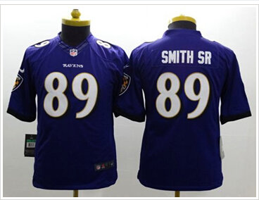 Youth New Ravens #89 Steve Smith Sr Purple Team Color NFL New Limited Jersey Youth New Ravens #89 Steve Smith Sr Purple Team Color NFL New Limited Jersey