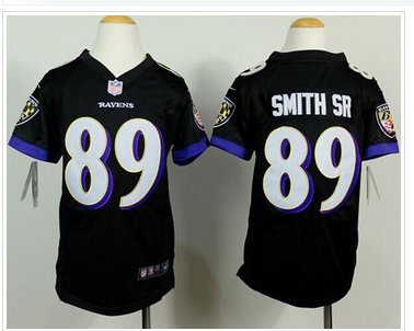 Youth NEW Ravens #89 Steve Smith Sr Black Alternate NFL New Elite Jersey Youth NEW Ravens #89 Steve Smith Sr Black Alternate NFL New Elite Jersey