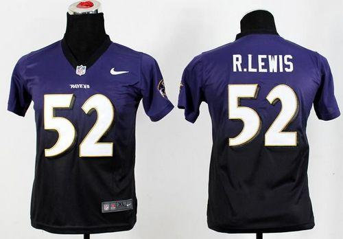 Youth Baltimore Ravens #52 Ray Lewis Drift Fashion II NFL Jerseys(Purple-Black) Youth Baltimore Ravens #52 Ray Lewis Drift Fashion II NFL Jerseys(Purple-Black)