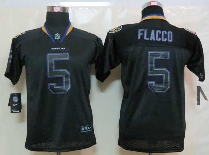 Youth NEW Baltimore Ravens 5 Joe Flacco Lights Out Black Elite Jerseys Youth NEW Baltimore Ravens 5 Joe Flacco Lights Out Black Elite Jerseys