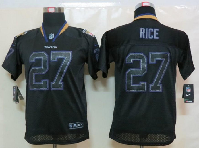 Youth NEW Baltimore Ravens 27 Ray Rice Lights Out Black Elite Jerseys Youth NEW Baltimore Ravens 27 Ray Rice Lights Out Black Elite Jerseys