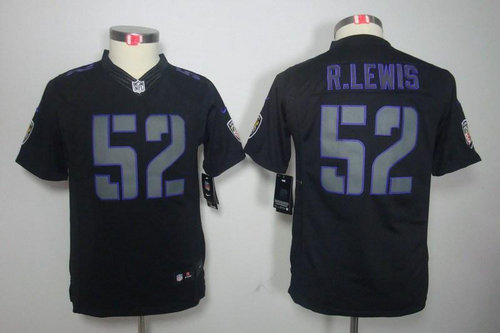 Youth NEW Baltimore Ravens 52 R.Lewis Black Jerseys(Impact Limited) Youth NEW Baltimore Ravens 52 R.Lewis Black Jerseys(Impact Limited)