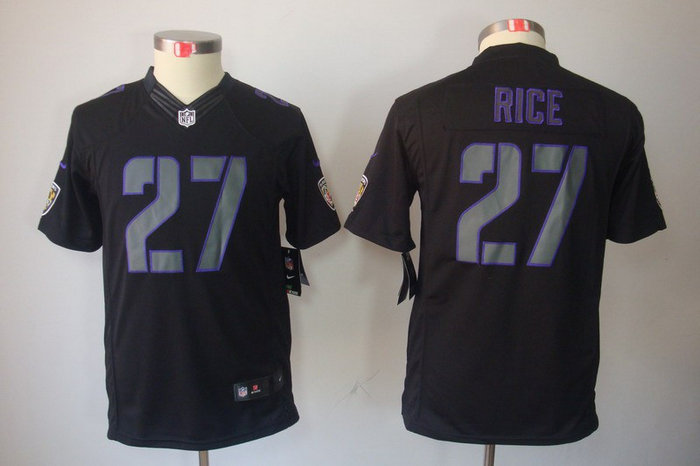 Youth NEW Baltimore Ravens 27 Ray Rice Black Jerseys(Impact Limited) Youth NEW Baltimore Ravens 27 Ray Rice Black Jerseys(Impact Limited)