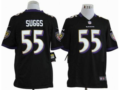 Youth NEW NFL Baltimore Ravens 55 Terrell Suggs Black Jerseys Youth NEW NFL Baltimore Ravens 55 Terrell Suggs Black Jerseys