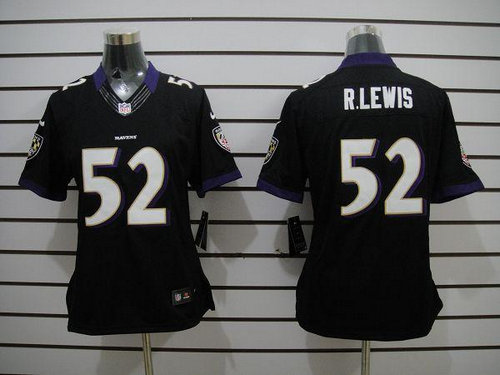 NEW NFL Youth Baltimore Ravens 52 Ray Lewis Black Jerseys