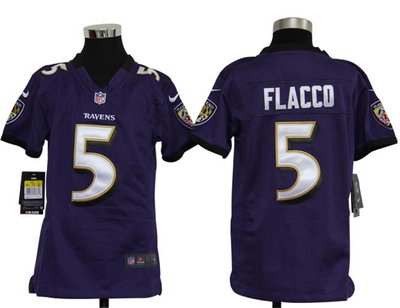 Nike NFL Youth Baltimore Ravens 5 Joe Flacco Purple Jerseys Nike NFL Youth Baltimore Ravens 5 Joe Flacco Purple Jerseys