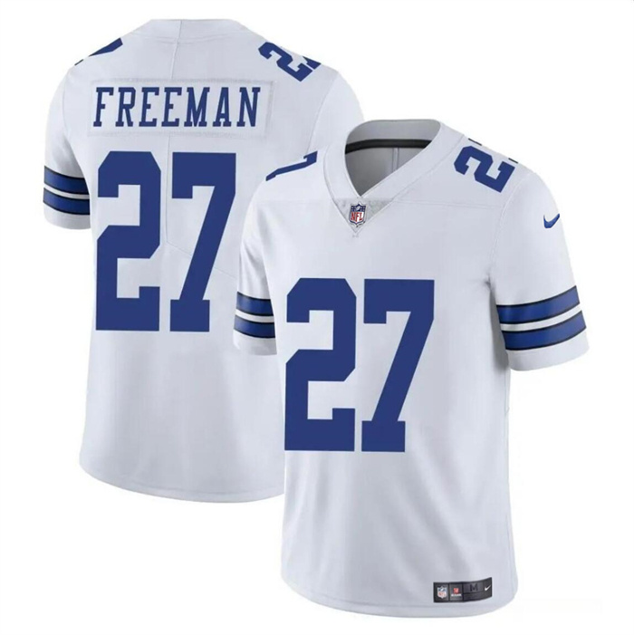 Youth Dallas Cowboys #27 Royce Freeman White Vapor Untouchable Limited Stitched Football Jersey Youth Dallas Cowboys #27 Royce Freeman White Vapor Untouchable Limited Stitched Football Jersey