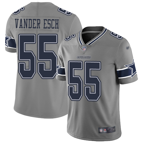 Cowboys #55 Leighton Vander Esch Gray Youth Stitched Football Limited Inverted Legend Jersey Cowboys #55 Leighton Vander Esch Gray Youth Stitched Football Limited Inverted Legend Jersey