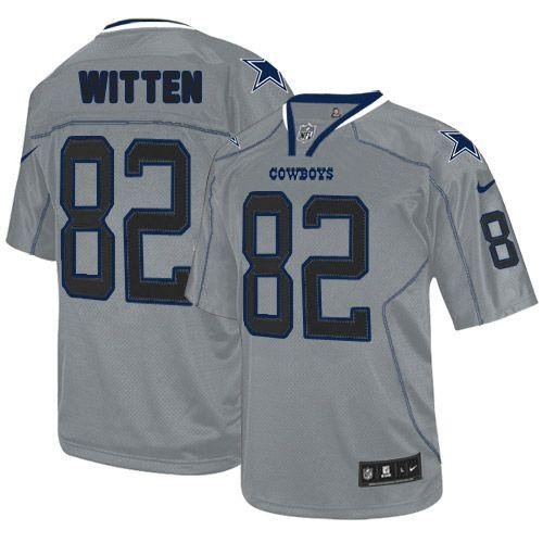 Nike Cowboys #82 Jason Witten Lights Out Grey Youth Stitched NFL Elite Jersey Nike Cowboys #82 Jason Witten Lights Out Grey Youth Stitched NFL Elite Jersey